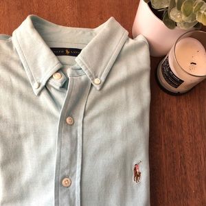 Ralph Lauren: Teal Long Sleeve Button-Down